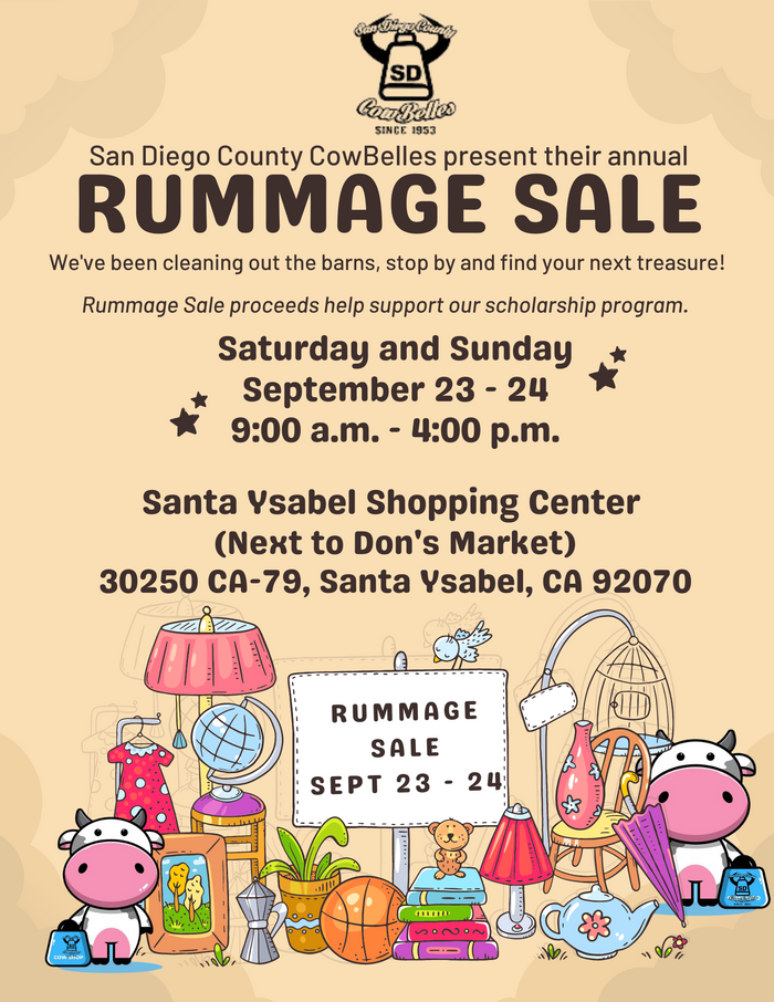 SALE  Rummage